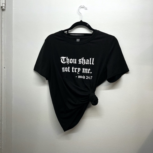 Thou Shall Not Try Me Tee - Picture 1 of 3